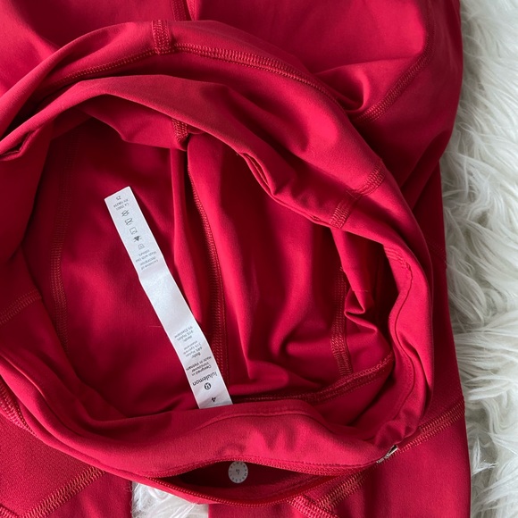 Lululemon Pace Rival Crop 22” Dark Red - Picture 6 of 6